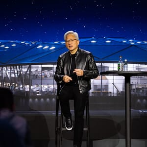 Nvidia C.E.O. Jensen Huang Hitches Ride With Trump to China After Last-Minute Invite