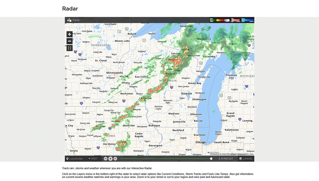 Radar shows a connection with changing climate too.