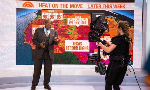 Increased temperatures in U.S. cities due to climate change