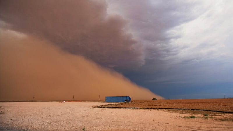 dust storm in Texas panhandle