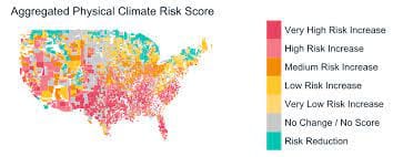 Epa Risk Climate Map Looking for a US ‘climate haven’ away from heat and disaster risks ...